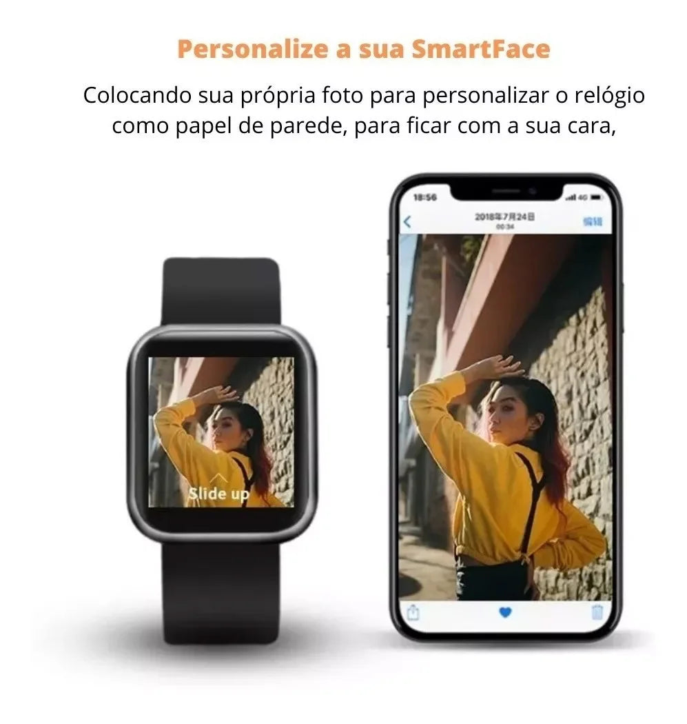 Montre connectée D20 Smart Watch Sport Fitness Tracker Podomètre Smartwatch pour Hommes Femmes Montre-bracelet numérique Y68 Pro6 Cadeau