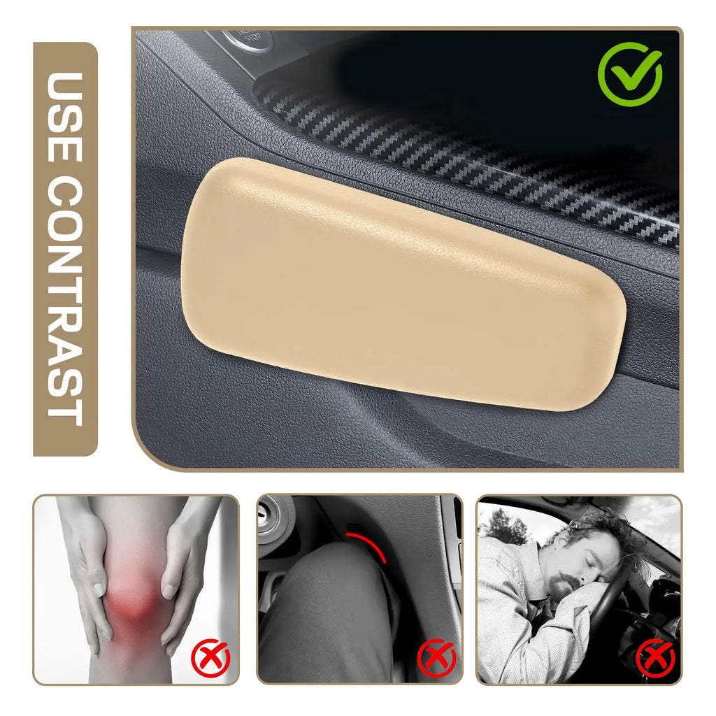 Elbow Pad Arm Rest for Car Soft Leather ArmRest Pillow Comfortable Support Car Interior Accessories Knee Cushion Car Door Pads
