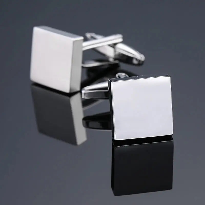 Boutons de manchette originaux de haute qualité pour hommes en cuivre, gravure laser, boutons de manchette de marque pour hommes, accessoires de costume, bijoux de mode