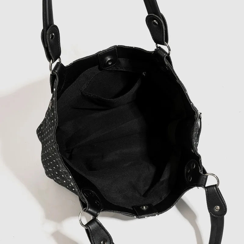 Sacs à bandoulière vintage tendance, nouveau sac à main à pois, sacs fourre-tout grande capacité de style coréen, sacs décontractés polyvalents et confortables
