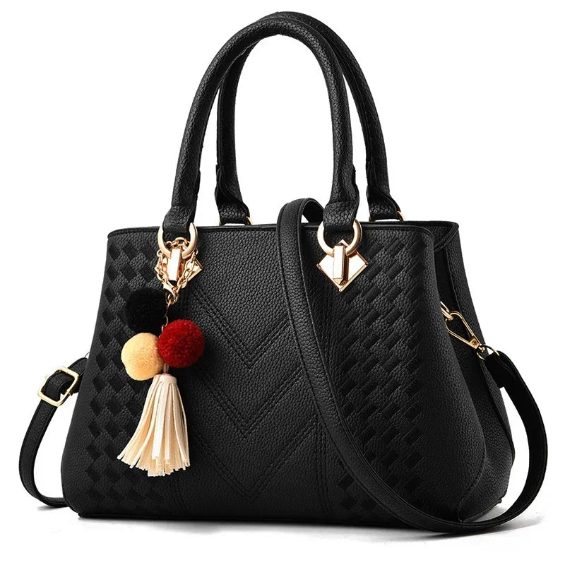 Nouveau sac à bandoulière pour femme, grande capacité, sac à main pour femme, sac à bandoulière en PU, sac seau portable, sacs messager pour dames, sacs cabas