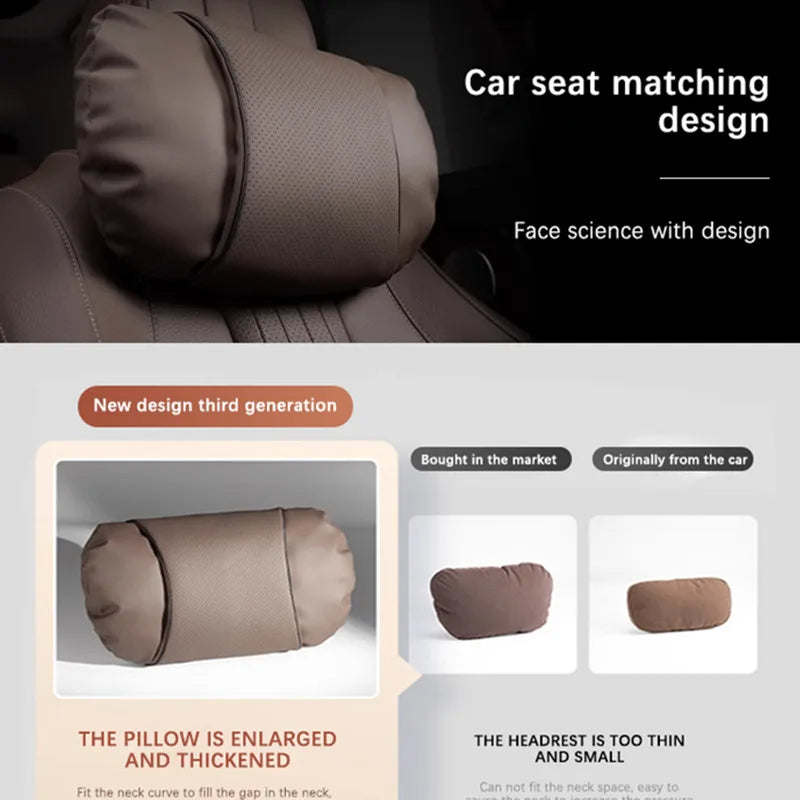 Appui-tête de siège de voiture Repose-tête de sécurité automobile Oreiller de relaxation pour le cou pour Mercedes Benz W205 W206 W211 W212 W213 W214 Classe C E