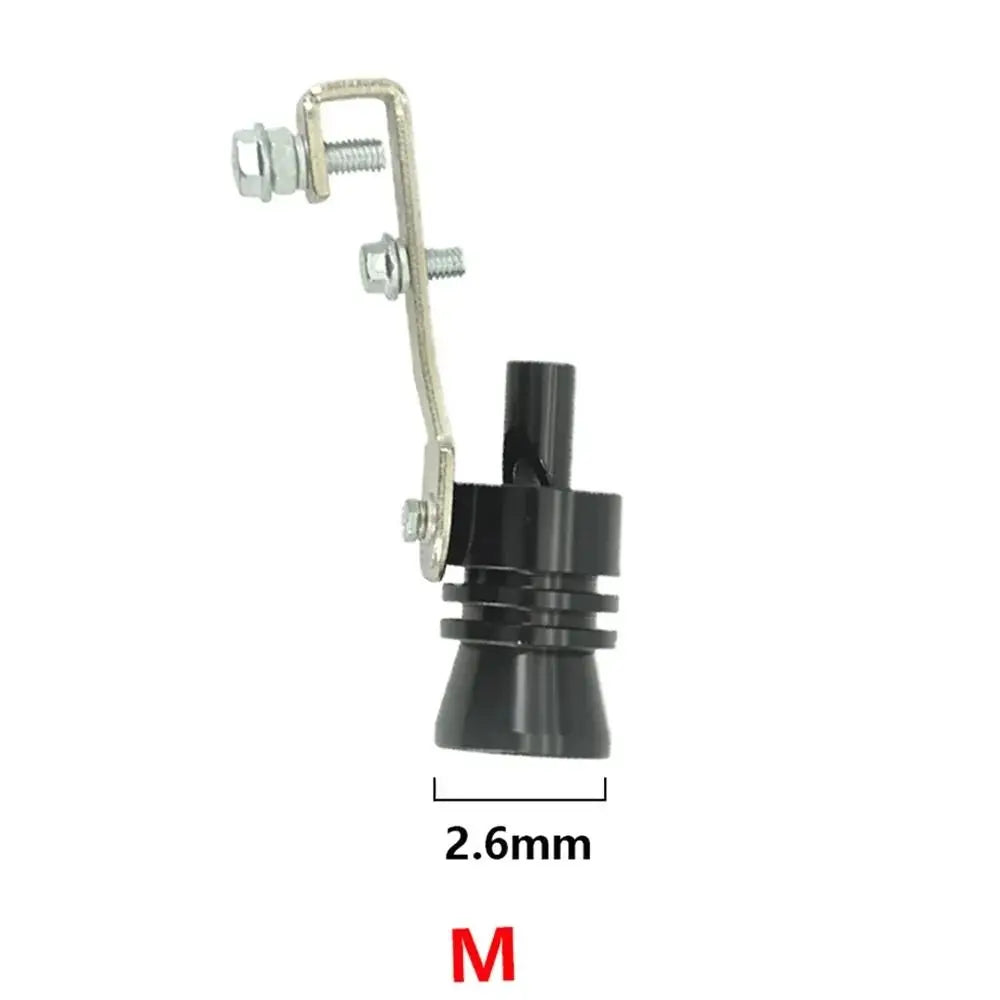 1 pièce accessoires de voiture sifflet Turbo son de véhicule remonter universel simulateur de son S/M/L/XL silencieux de tuyau d'échappement dispositif de voiture