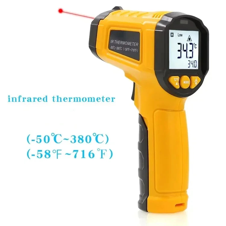 Thermomètre infrarouge sans contact portatif industriel de haute précision TS380 TS600