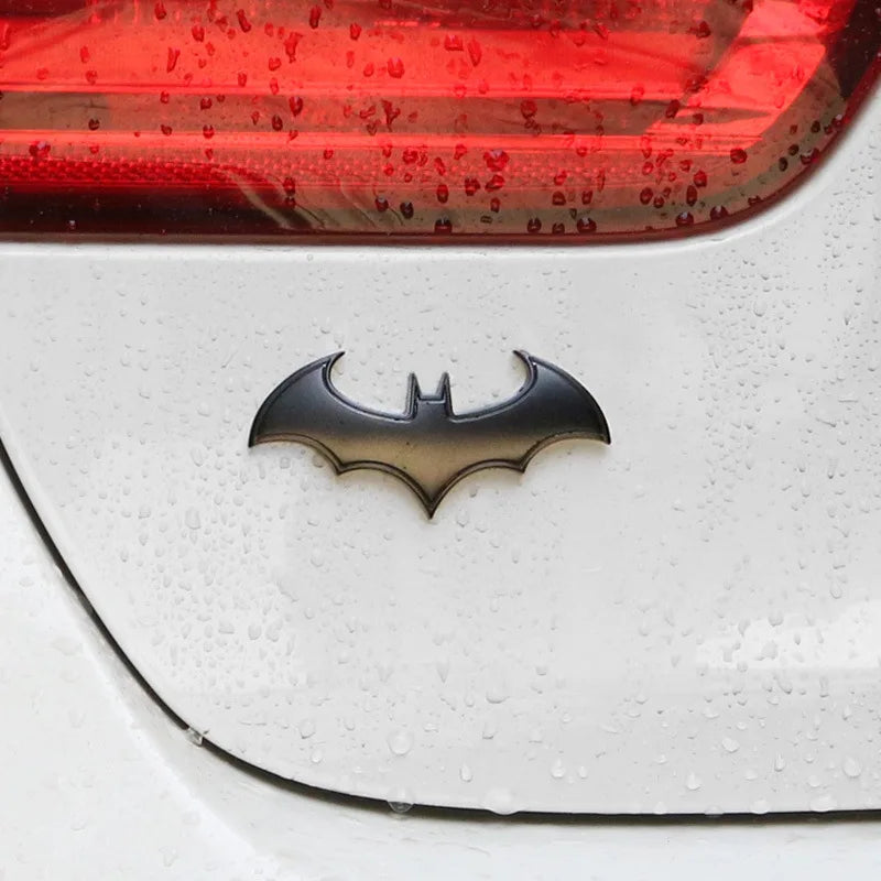 1 autocollant de voiture 3D en forme de chauve-souris, autocollant de décoration de moto, accessoires de style pour automobiles