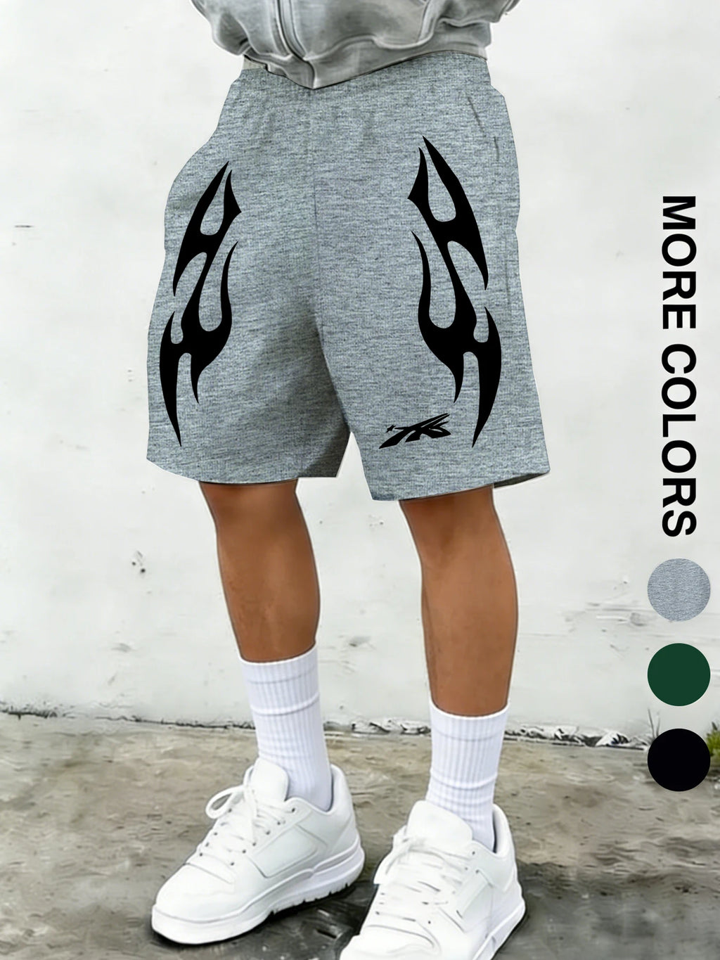 Shorts pour hommes de style américain, avec imprimés uniques ; coupe ample, polyvalents, pour le sport ou les loisirs estivaux