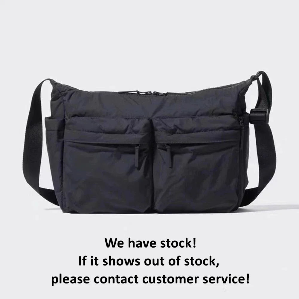 Sacs à bandoulière décontractés multi-poches pour femmes, sac à bandoulière en nylon tendance, grands sacs à main pour femmes, sac de voyage et de courses