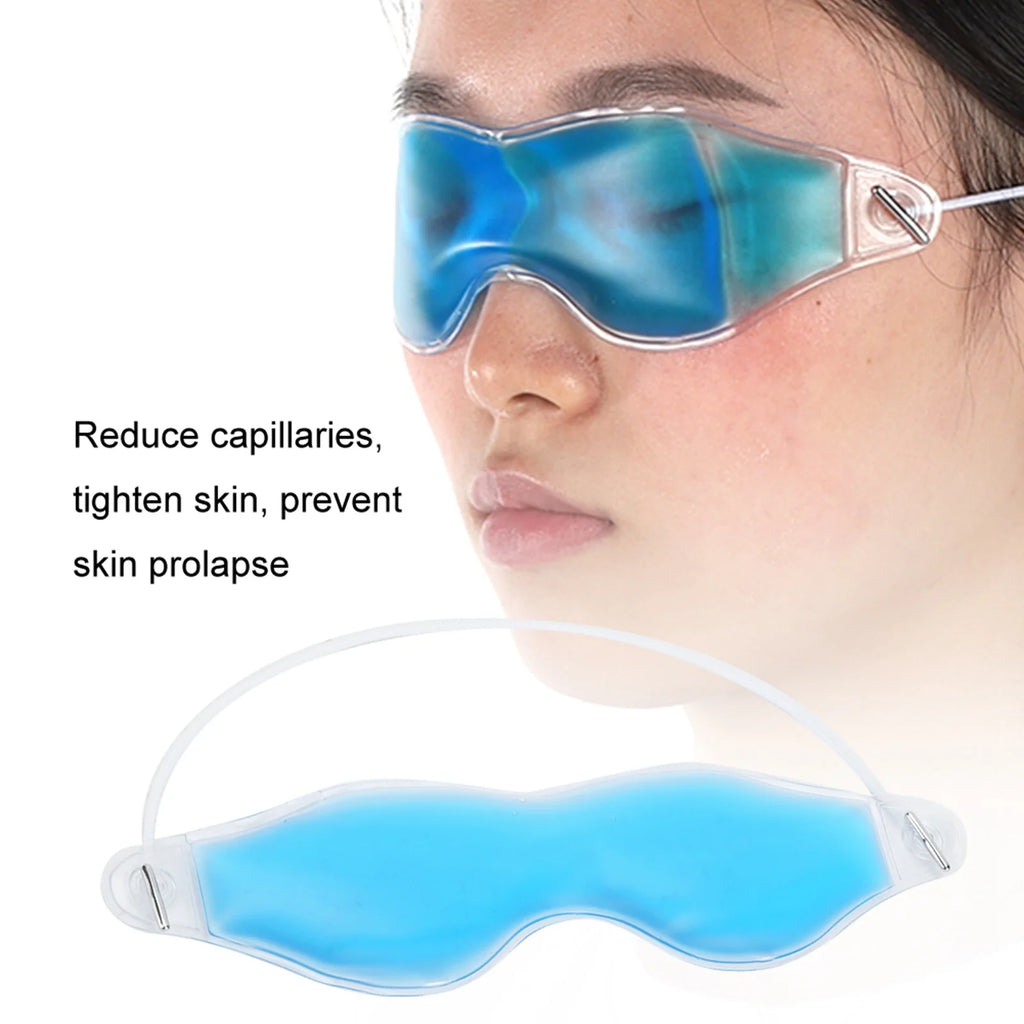 Masque oculaire rafraîchissant au gel, compresses de thérapie par la glace, lunettes de sommeil, patch de spa, gel apaisant pour masque de confort, démaquillant pour les cernes