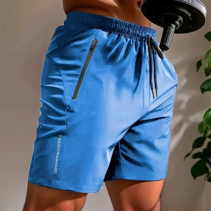 Shorts d'été UETEEY pour homme, sport, course, squat, fitness, entraînement, short homme, respirant, séchage rapide, cordon de serrage, shorts homme