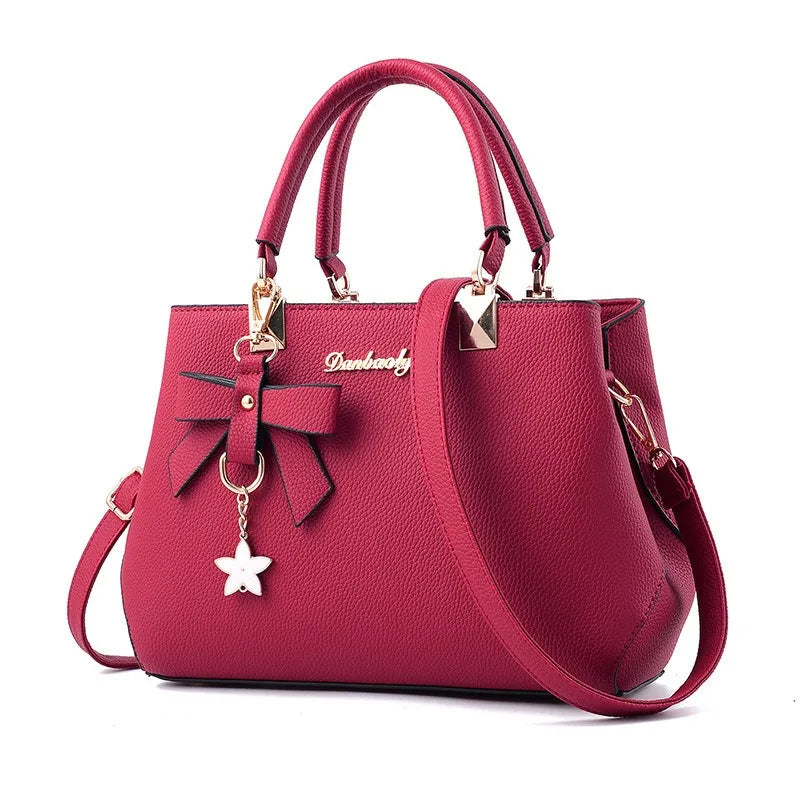 Nouveau sac coréen tendance automne et hiver avec nœud pour femme, sac à bandoulière portable, sac messager, sac killer, sac de maman, grande capacité