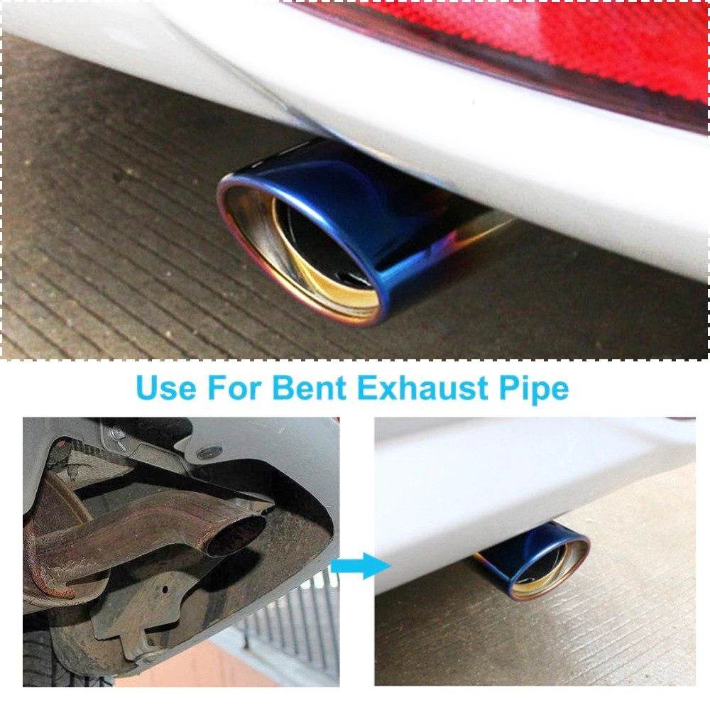 Embout de silencieux d'échappement rond en acier inoxydable pour BMW 335d M1 M-Zero M6 640i 640d E46 E90 F09 1 2 3 4 Série F