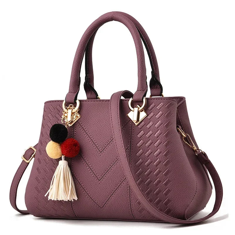 Nouveau sac à bandoulière pour femme, grande capacité, sac à main pour femme, sac à bandoulière en PU, sac seau portable, sacs messager pour dames, sacs cabas