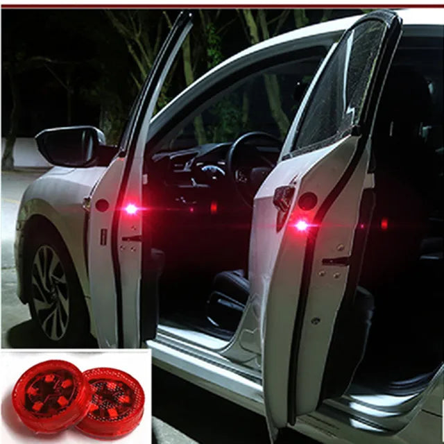 2 pièces sans fil magnétique 5 LED d’avertissement d’ouverture de porte, lumière anticollision pour Hyundai ix35, ix45, ix25, i20, i30, Sonata, Verna, Solaris