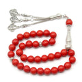 Natural White Turquoises Stone Metal tassel 10mm 33 prayer beads islamic fashion stone Muslim Rosary Prayer Beads