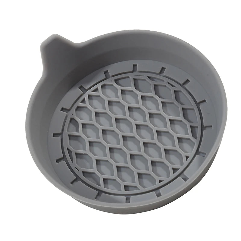 Sous-verre de voiture en silicone souple de 8 cm de diamètre, porte-gobelet antidérapant, étanche, antidérapant et anti-déversement, accessoires intérieurs automobiles universels.